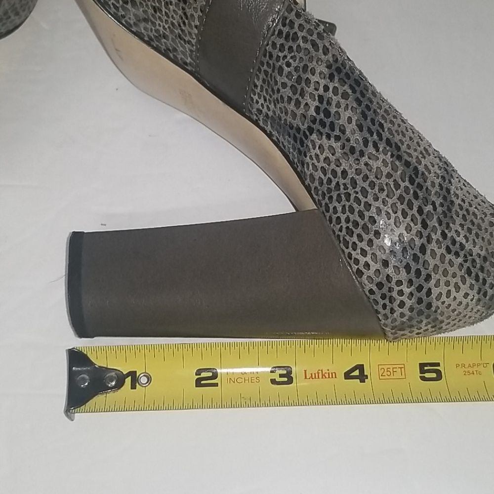 Michael Kors Snakeskin Open-Toe Block Heels - image 6